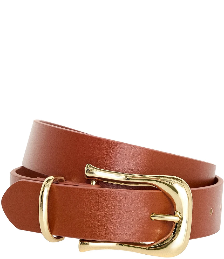 Good American 1.25#double; Classic Saddle Buckle Belt