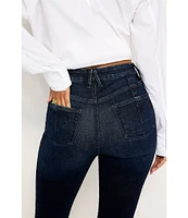 Good American Always Fits Good Legs Crop Denim Mid Rise Skinny Jeans