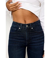 Good American Always Fits Good Legs Crop Denim Mid Rise Skinny Jeans