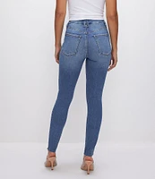 Good American Always Fits Good Waist Denim Ultra High Rise Skinny Jeans