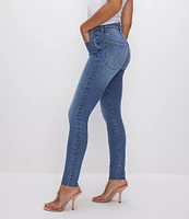 Good American Always Fits Good Waist Denim Ultra High Rise Skinny Jeans