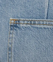 Good American Good 90s Mid Rise Carpenter Long Shorts