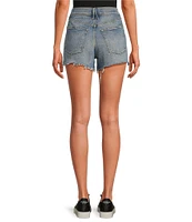 Good American Good 90s Mid-Rise Denim Shorts