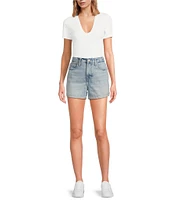Good American Good 90s Mid-Rise Shorts