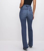 Good American Good Boy Inseam Slit Detail Jeans