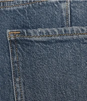 Good American Good Icon Mid-Rise Straight Carpenter Jeans