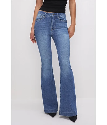 Good American Good Legs Flare Denim Jeans