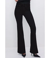 Good American Good Legs Flare Denim Never Fade Jeans