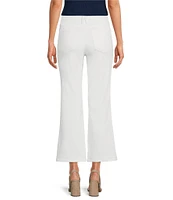 Good American Good Legs Mid Rise Crop Mini Boot Jeans