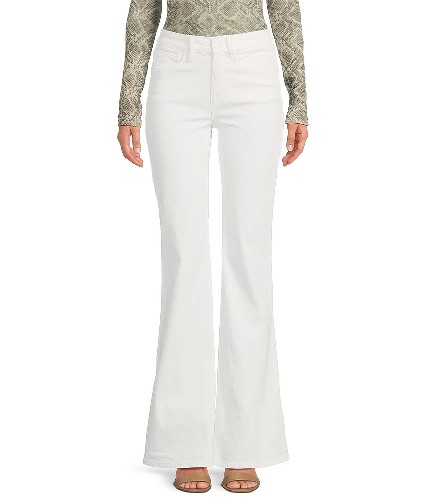 Good American Good Legs Mid Rise Flare Jeans