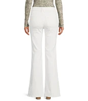 Good American Good Legs Mid Rise Flare Jeans