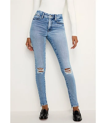 Good American Good Legs Skinny Baby Step Hem Jeans