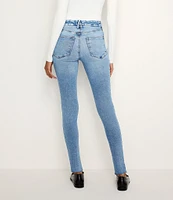 Good American Good Legs Skinny Baby Step Hem Jeans