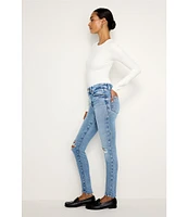 Good American Good Legs Skinny Baby Step Hem Jeans