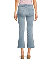 Good American Good Legs Soft-Tech Mid Rise Crop Mini Boot Jeans