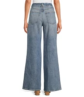 Good American Good Skate High Rise Wide Leg Jeans