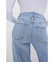 Good American Good Skate Wide Leg Jeans