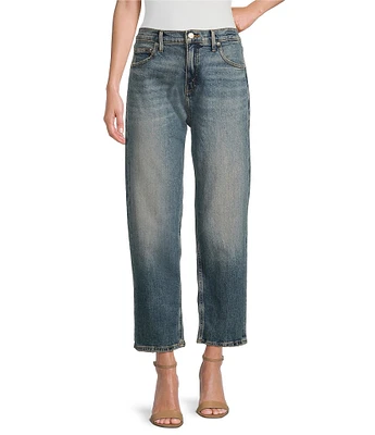 Good American Good Standard Mid Rise Straight Jeans