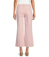 Good American Good Waist Cropped Palazzo Jeans