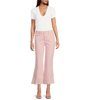 Good American Good Waist Cropped Palazzo Jeans