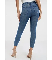 Good American Good Waist Cropped Skinny Jeans