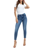 Good American Good Waist Cropped Skinny Jeans