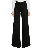 Good American Good Waist Palazzo High Rise Denim Wide Leg Jeans