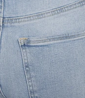 Good American Good Waist Palazzo Light Compression High Rise Crop Jeans