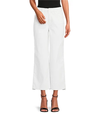 Good American Good Waist Ultra High Rise Cropped Palazzo Jeans