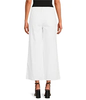 Good American Good Waist Ultra High Rise Cropped Palazzo Jeans