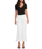 Good American Good Waist Ultra High Rise Cropped Palazzo Jeans