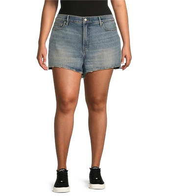 Good American Plus Good 90s Mid-Rise Shorts