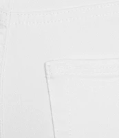 Good American Plus Good Legs Mid Rise Crop Mini Boot Jeans