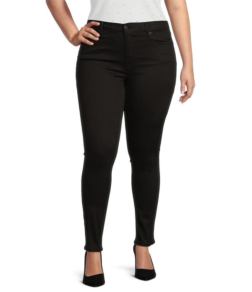 Good American Plus Good Legs Mid-Rise Skinny Jeans