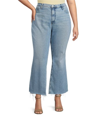 Good American Plus Good Standard High Rise Kick Flare Jeans