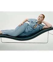 Good American Plus Size Fit For Success Short Sleeve Point Collar Straight Leg Stretch Denim Jumpsuit
