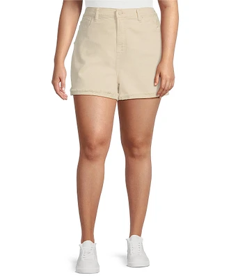Good American Plus Size Good 90s Mid Rise Shorts