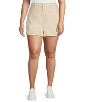 Good American Plus Size Good 90s Mid Rise Shorts