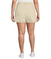 Good American Plus Size Good 90s Mid Rise Shorts