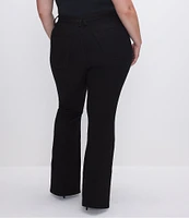 Good American Plus Size Good Legs Flare Denim Never Fade Jeans