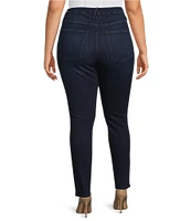 Good American Plus Size Good Legs High Rise Gap-Proof Waistband Stretch Denim Skinny Jeans