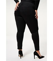 Good American Plus Size Good Legs High Waisted Stretch Denim Skinny Jeans