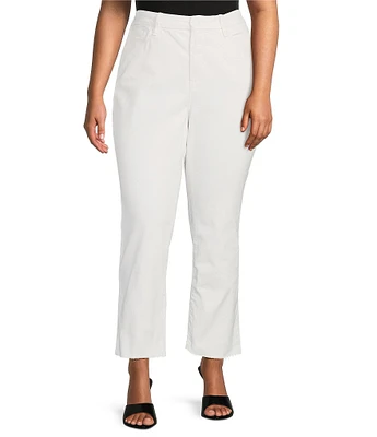 Good American Plus Size Good Legs Mid Rise Straight Jeans