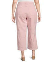 Good American Plus Size Good Waist Cropped Palazzo Jeans