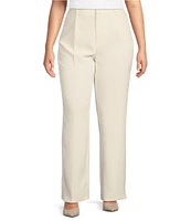 Good American Plus Size Luxe Suiting Column Trouser