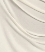 Good American Plus Size Short Sleeve Boatneck Tee