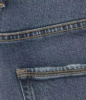 Good American Plus Size Soft Tech Good Waist High Rise Cropped Palazzo Jeans