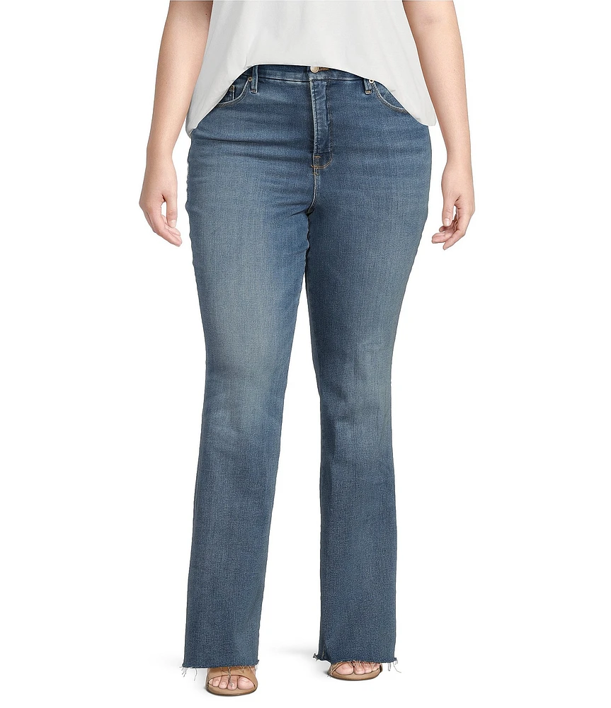 Good American Plus Soft Tech Good Classic Bootcut Jeans