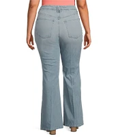 Good American Plus Soft Tech Good Legs Mid-Rise Flare Jeans