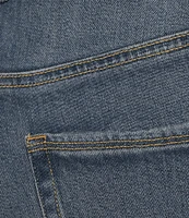 Good American Plus Soft Tech Good Legs Mid Rise Straight Jeans
